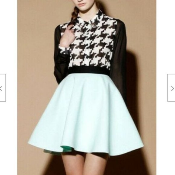 Stylestalker Skater Bombshell Circle Skirt in Mint - Picture 2 of 6